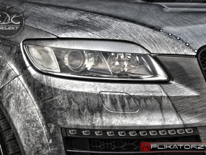 Vehicle wrap design Audi Q7 Transformers V12