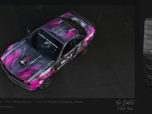 The livery design for Karolina Pilarczyk Polish Drift Girl