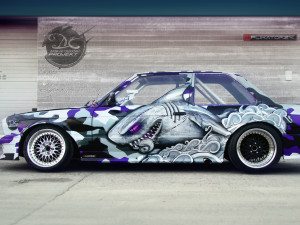 Projekt oklejenia E30 dla „Ryby” Rybickiego