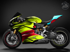 Projekt oklejenia Ducati Corse