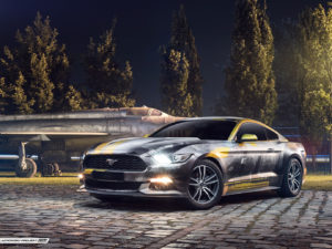 Projekt oklejenia Ford Mustang