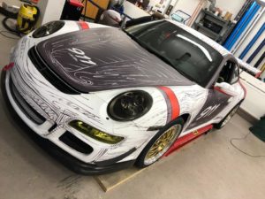 Prosche GT3 RS – projekt oklejenia