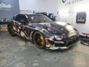 Projekt oklejenia Porsche Panamera