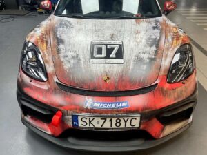 Porsche Cayman GT4 wrap design