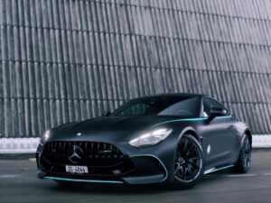 Mercedes AMG GT63 minimalistic wrap design.